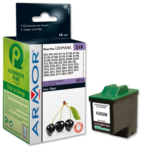 Armor Compatible Inkjet Cartridge Black [Lexmark 10N0016E No.16 Equivalent] Ref K20206