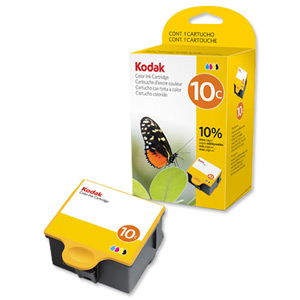 Kodak 10C Inkjet Cartridge Colour Ref 3949930 Ident: 820A