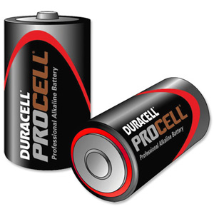 Duracell Procell Battery Alkaline 1.5V C Ref MN1400 [Pack 10]