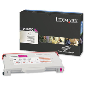 Lexmark Laser Toner Cartridge Page Life 3000pp Magenta [for C510] Ref 20K0501