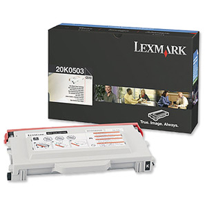 Lexmark Laser Toner Cartridge Page Life 5000pp Black [for C510] Ref 20K0503