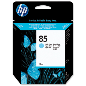 Hewlett Packard [HP] No. 85 Inkjet Cartridge 28ml Light Cyan Ref C9428A Ident: 810E