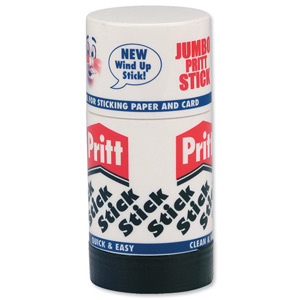 Pritt Stick Glue Solid Washable Non-toxic Jumbo 95g Ref 45552966 [Pack 6]