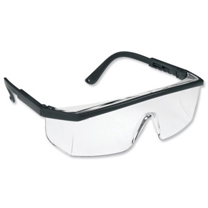 KSP Wraparound Visispec Spectacles Polycarbonate Clear Lens Ref ASA240-021-100