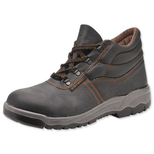Portwest S1P D Ring Chukka Boots Steel Toecap & Midsole Leather Slip-resistant Size 10 Ref FW10Size10
