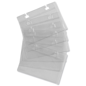 Business Card Sleeves for 105x74mm Refill Cards [Pack 50]