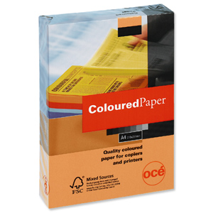 Multifunctional Paper Coloured Ream Wrapped 80gsm A4 Orange [500 Sheets]