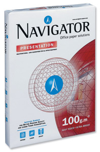 Navigator Presentation Paper High Quality Ream-Wrapped 100gsm A3 White Ref NPR1000018 [500 Sheets]