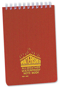 Chartwell Watershed Waterproof Book Wirebound Quadrille 50 Leaf 101x156mm Ref 2281Z