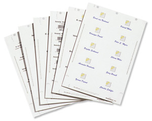 Durable Inserts for Duraprint Badgemaker Card 150gsm 30x60mm Ref 1451 [Pack 540]