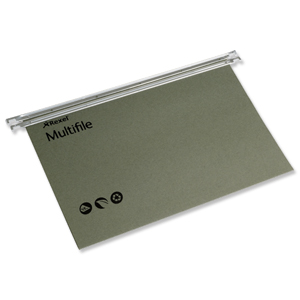 Rexel Multifile Suspension File A4 Green Ref 78617 [Pack 50]