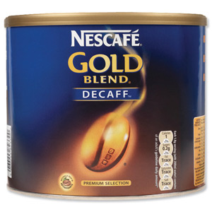 Nescafe Gold Blend Instant Coffee Decaffeinated Tin 500g Ref 5200230