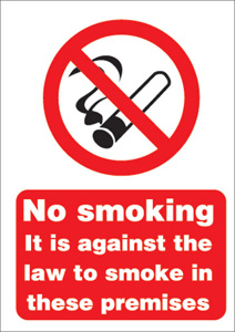 Stewart Superior Sign No Smoking A5 PVC Ref SB003