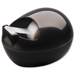 Scotch Pebble Magic Tape Dispenser Weighted Base with 1 Roll 810 Tape 18x33m Black Ref C36-B-EU