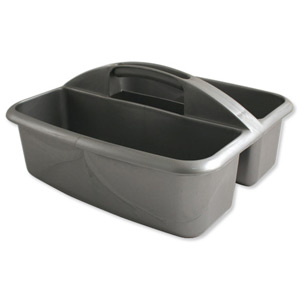 Bentley Plastic Cleaners Caddy Two Compartments W270xD325xH150mm Ref SPC/CARRY01