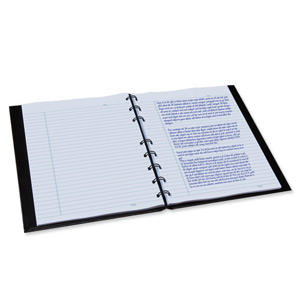 Blueline Notepro Wirebound Notebook A4 Black Ref A4.81
