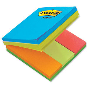 Post-it Multi Notes Cube 4 Notes in 1 76x76mm Various Colours Ref 2028A