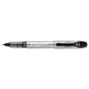 5 Star Rollerball Pen Liquid Ink 0.7mm Tip 0.5mm Line Black [Pack 12]