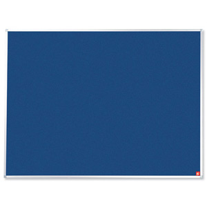 5 Star Noticeboard with Fixings and Aluminium Trim W1800xH1200mm Blue