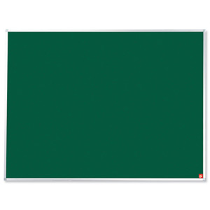 5 Star Noticeboard with Fixings and Aluminium Trim W1800xH1200mm Green