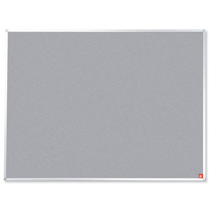 5 Star Noticeboard with Fixings and Aluminium Trim W1800xH1200mm Grey