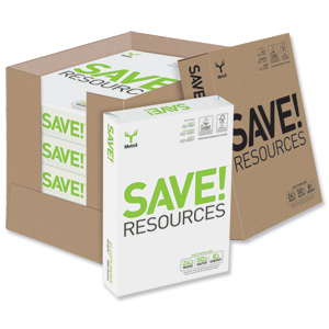 Save Paper Low Weight Ream-Wrapped A4 65gsm White Ref BP104038A [5 x 500 sheets]