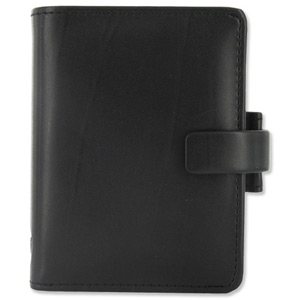 Filofax Metropol Personal Organiser for Paper 67x105mm Mini Black Ref 026985