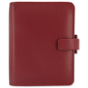 Filofax Metropol Personal Organiser for Paper 81x120mm Pocket Red Ref 026962