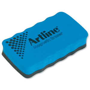 Artline Drywipe Whiteboard Eraser Magnetic for Magnetic Boards Blue Ref ERTMMBLU