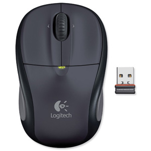 Logitech M305 Wireless Mouse Bluetooth with USB Nano-Receiver 2.4GHz Dark Silver Ref 910-000937