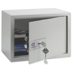 SecureLine B25E Secure Safe Electronic Steel 5mm Door 2.5mm Body17 Litre 14kg Ref SL02301