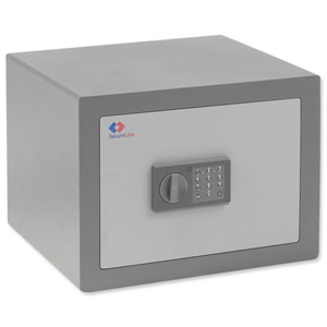 SecureLine SecureSafe Professional S1 PS1-32E Cash Safe Electronic 8mm Door 3mm Body 26L 48kg Ref SL03308