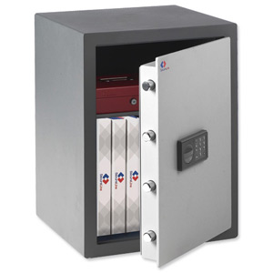 SecureLine SecureSafe Professional S1 PS1-61E Cash Safe Electronic 8mm Door 3mm Body 60L 77kg Ref SL03311