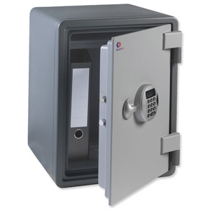 SecureLine SecureDoc SDE-52 Executive Document Safe Electronic 1Hr Fire-safe 41 Litre 56kg Ref SL03602
