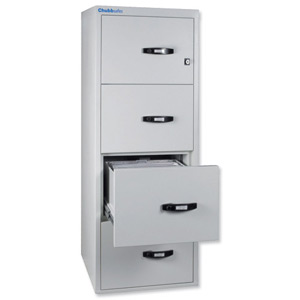Chubbsafes Profile NT Filing Cabinet 1hr Fire Safe 4-Drawer W544xD776xH1408mm 287kg Ref Profile 1HR 4DR