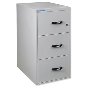 Chubbsafes Profile NT Filing Cabinet 2hr Fire Safe 3-Drawer W544xD776xH1071mm 229kg Ref Profile 2HR 3DR