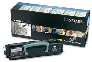 Lexmark X340/42 Return Program Laser Toner Cartridge Page Life 2500pp Ref X340A11G