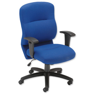 Trexus Intro Synchronous Manager Armchair Seat W540xD500xH440-530mm Royal Blue Ref 10210-01K