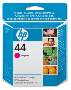 Hewlett Packard [HP] No. 44 Inkjet Cartridge Page Life 840pp 39ml Magenta Ref 51644ME