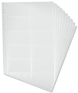 Durable Visifix Refill Set for A4 Business Card Album Capacity 200 57x90mm Cards Ref 2388/36