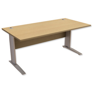 Trexus Premier Cantilever Desk Rectangular W1200xD800xH725mm Oak