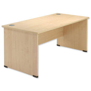 Sonix Classic Desk Rectangular W1400xD800xH725mm Maple Ref 35