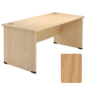 Sonix Classic Desk Rectangular W1400xD800xH725mm Oak Ref 35