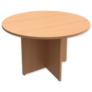 Trexus Meeting Table Round W725xDia1200mm Beech