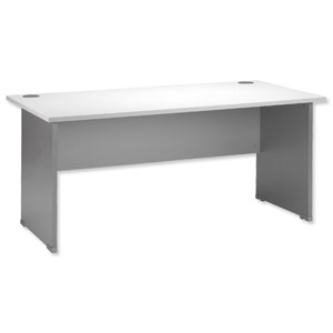 Tercel Eyas Classic Desk Panel-end 25mm Top Rectangular W1600xD800xH720mm White