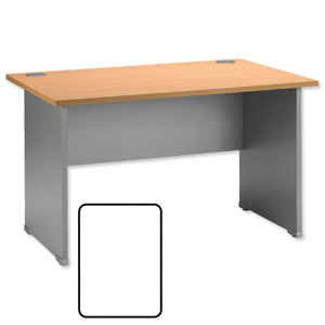Tercel Eyas Classic Desk Panel-end 25mm Top Rectangular W1200xD800xH720mm White