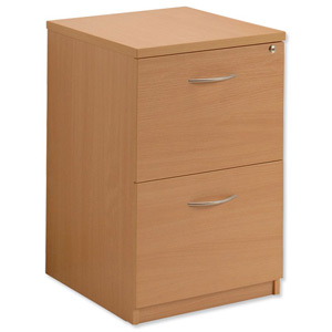 Sonix Filing Cabinet 2-Drawer W468xD600xH720mm Beech