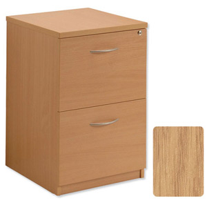 Sonix Filing Cabinet 2-Drawer W468xD600xH720mm Oak