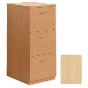 Sonix Filing Cabinet 3-Drawer W468xD600xH1096mm Maple