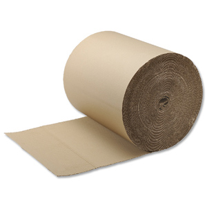 Corrugated Paper 100 percent Recycled Single Faced Roll 650mmx75m